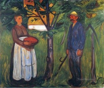 Expresionismo Painting - fertilidad ii 1902 Edvard Munch Expresionismo